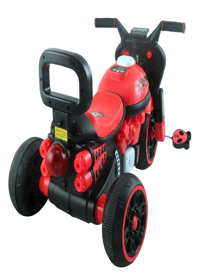 Joyride Storm 250 Bike Pedal Tricycles for Kids 1 to 4 Years| Kids Cycle with Musical Horn, LED Lights,Durbale EVA Wheels| Fun Outdoor Cycle for Kids for 2 Years | 4 Colors (red) - Image 5